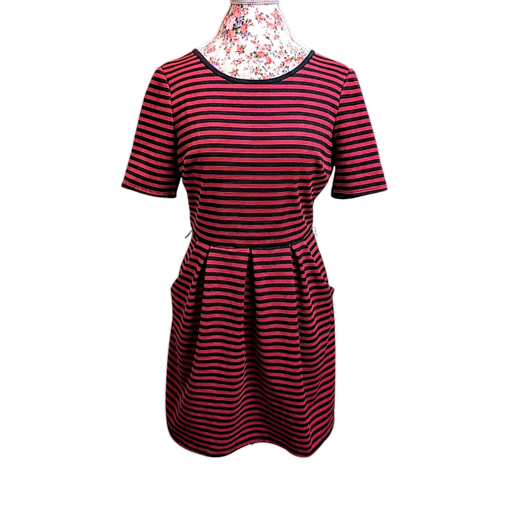 Speechless Striped Skater Dress